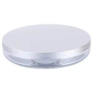 2pcs Portable Empty Powder Box with Puff Lightweight Makeup Case for Loose Powder for Travel to Carry and Use Compact Design with Soft Puff