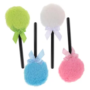 4pcs Fluffy Body Powder Puff with Handle for Easy Application Soft and Smooth Cosmetic for Body Powder Talc