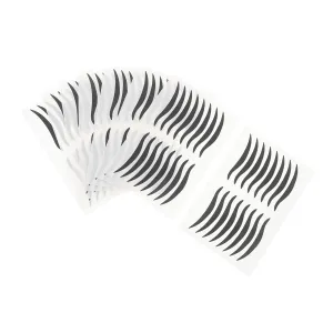 80 Pairs Black Eyeliner Stickers for Eyes Waterproof Smudge-resistant Makeup Temporary Eyeshadow Stickers