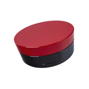 Balacoo Box Makeup Foundation Bb Cream Container Makeup Containers Bb Cream Case Puff Case Loose Powder Case Empty Cushion Foundation Cream Case Makeup Accessories Filling, Red