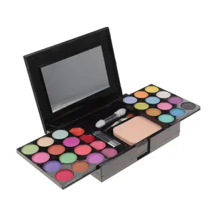 FRCOLOR Makeup Set Eyeshadows Lip Gloss Blushes Pressed Powders Versatile Cosmetics Kit for Skin and Vibrant Looks