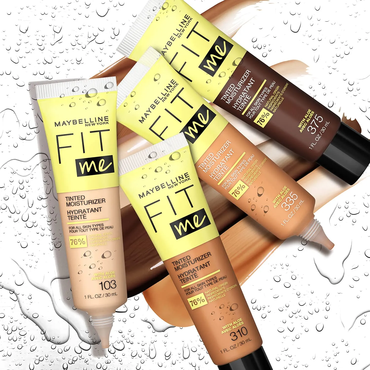 Maybelline Fit Me Tinted Moisturizer, Natural Coverage, Face Makeup, 115, 1 Count