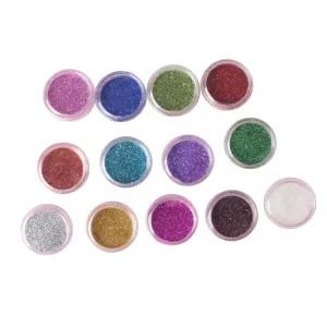 MERRYHAPY Color Eyeshadow Powder Professional Glitter Makeup for Eyes Neck and Cheeks Translucent Loose Pigment for Stage and Party Looks Random Color