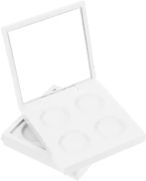 Vaguelly 2pcs Empty Eyeshadow Case Color Container Storage Box for Eyeshadow Blush and Powder Portable Design for Travel and Organization