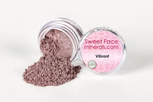 VIBRANT EYE SHADOW Brow Mineral Makeup Bare Skin Plum Brown Liner Powder Sheer